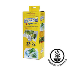 Load image into Gallery viewer, BluApple VeggieZips - Produce Fresh Bags