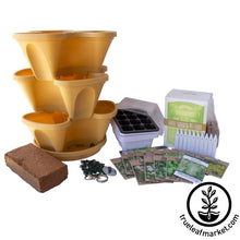 Load image into Gallery viewer, Garden Stacker Planter & Culinary Herb Kit