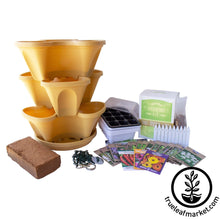 Load image into Gallery viewer, Garden Stacker Planter & Tea, Medicinal Herb Kit