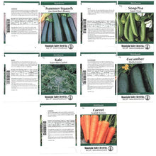 Load image into Gallery viewer, Conventional Heirloom Basic Garden - 15 Pack