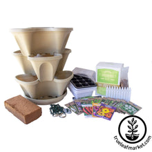 Load image into Gallery viewer, Garden Stacker Planter &amp; Tea, Medicinal Herb Kit
