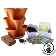 Load image into Gallery viewer, Garden Stacker Planter &amp; Culinary Herb Kit
