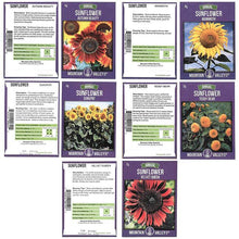 Load image into Gallery viewer, Heirloom Sunflower Seed Collection - 5 Pack

